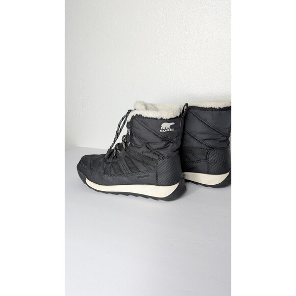 Sorel Youth Whitney II Short Lace Waterproof Boots Kids Size 3 Black - Picture 6 of 12